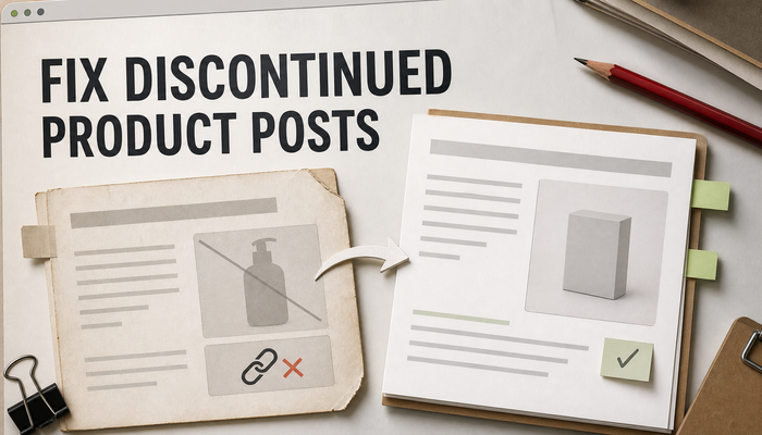 What to Do With Older Blog Posts That Mention Discontinued Shopify Products